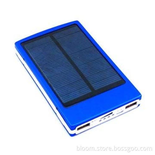 5,000mAh Solar Charger, Dual USB Port, Suit for iPhone, iPad, iPod